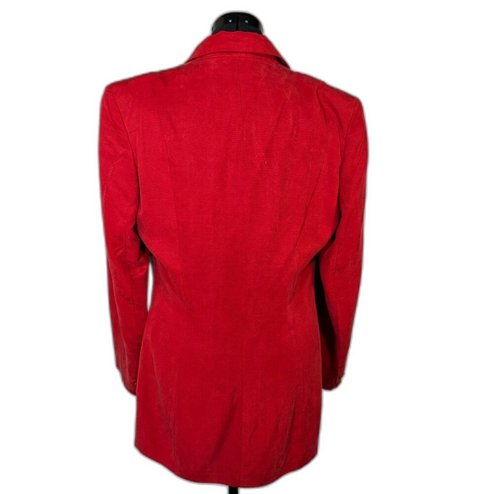 Diva Design Red Two Button Blazer - Picture 2 of 6